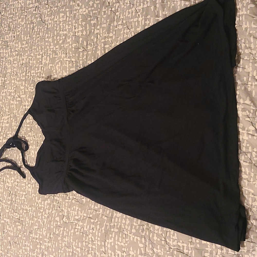 Express black halter casual dress, SMALL